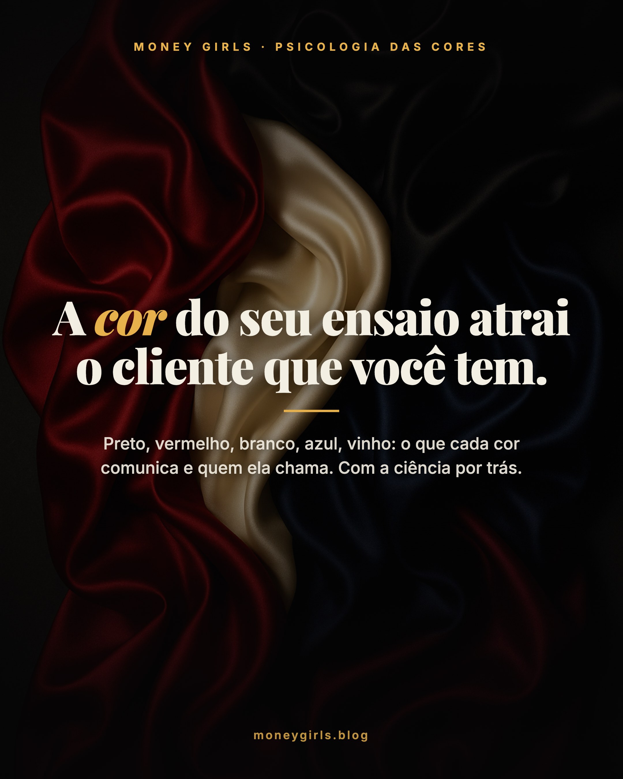 A Cor do Seu Ensaio Está Atraindo o Cliente Errado (e a Ciência Explica Por Quê)